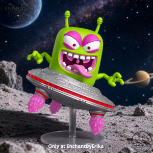 Galactic Mischief Alien UFO Vinyl Display Figure
